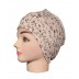 Under scarf - Beige Printed colored hijab cap in jersey fabric Under scarf - Beige Printed colored hijab cap in jersey fabric
